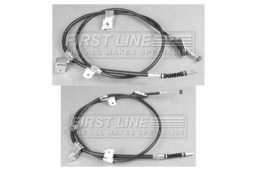 Pair hand brake cable - brake,