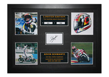 Kevin Schwantz Signed Ltd Edition Framed Picture Memorabilia