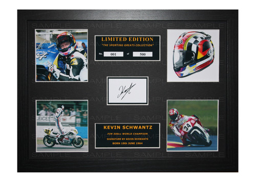Kevin schwantz signed - signed, ltd