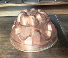 Antique copper cake mold - cake, mold/jelly