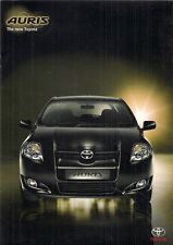 Toyota Auris 2006-07 UK Market Launch 12pp Brochure 1.4 1.6 2.0 2.2 VVT-i D-4D