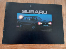 c1983 SUBARU UK Market Sales