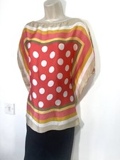 Orange satin blouse uk 12