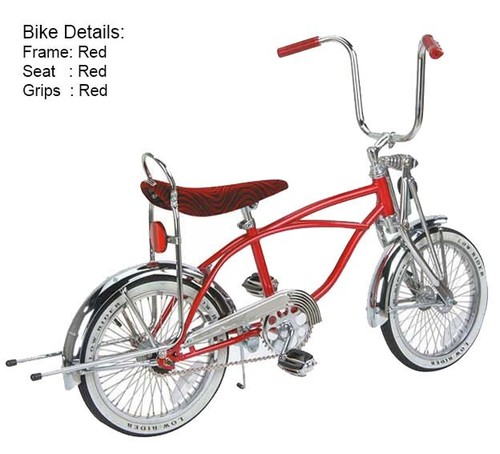 Vintage lowrider red - 16",