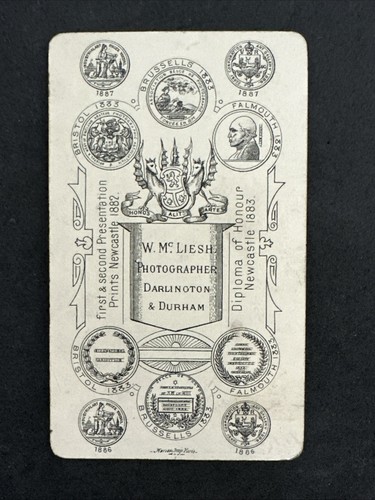 Cdv unusual back medals man - cdv, by