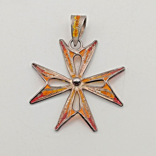 Sterling silver pendant 6 - pendant, 1.6