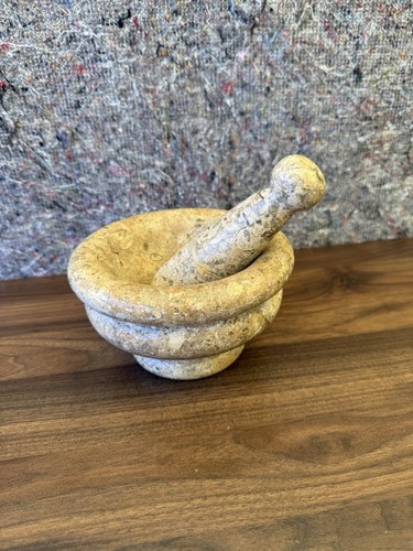 Stone pestle and mortar - stone,