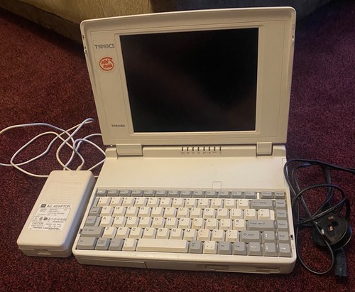 Vintage toshiba t1910cs laptop - t1910cs,