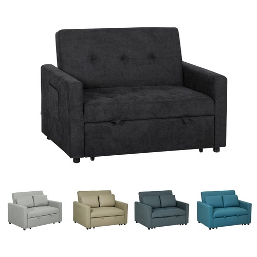 Homcom fabric convertible - fabric, 2