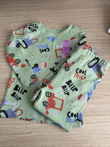 Boys truck digger - digger, pyjamas