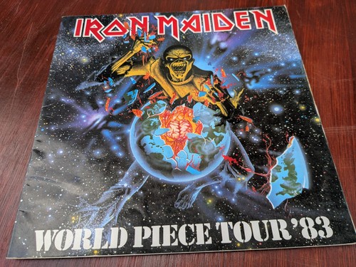 Iron maiden concert programme - iron,