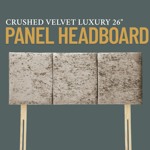 Crushed velvet panelled - crushed,