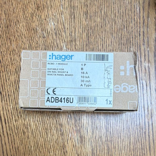 Hager rcbo adb416u b16a - hager,