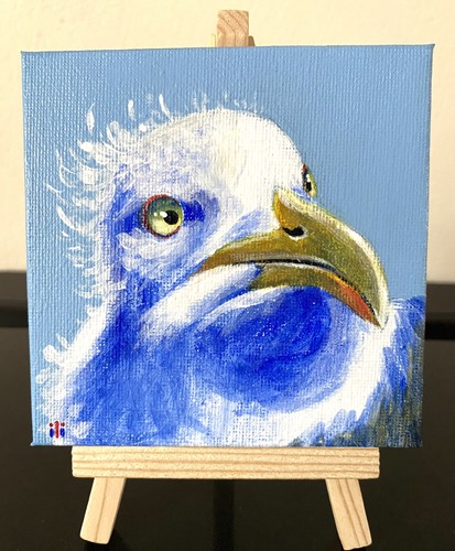 Original acrylic mini - original, painted