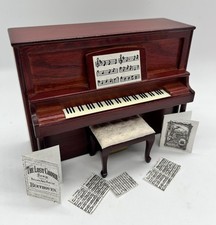 Dolls House furniture, piano
