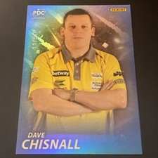 Panini PDC 2025 Darts Dave Chisnall Blue /80 Premier League Darts Card BA-05 