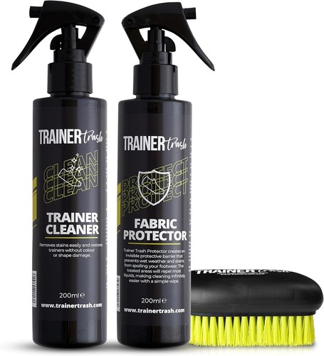 Trainer trash shoe cleaning - trash,