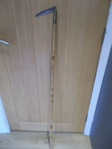 Vintage fishing scythe with - fishing,