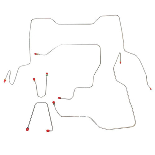 Jegs front brake line kit - jegs, for