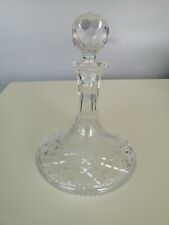 Vintage Tyrone Crystal Ships Decanter