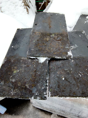 Reclaimed natural roof slates - reclaimed,