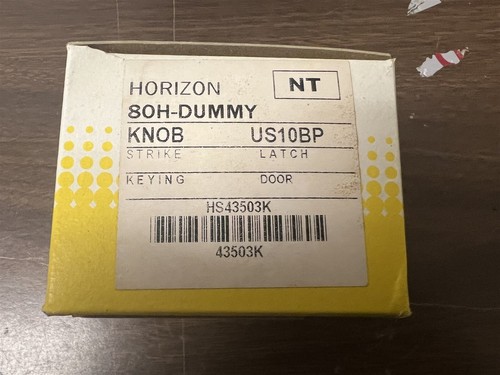 Yale horizon dummy knob - 80-h,