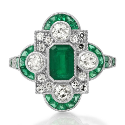 Art deco emerald - art,