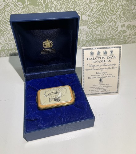 Rare halcyon days enamels box - halcyon,