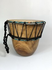 Vintage African Bongo Drum - Djembe Drum - Percussion Instrument - 11” GC