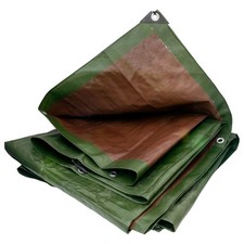 Waterproof Heavy Duty Tarpaulin Cover Tarp Ground Camping Sheet Rain Cover UK