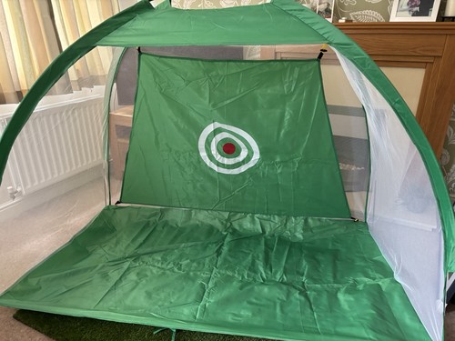 Green golf practice net - practice,