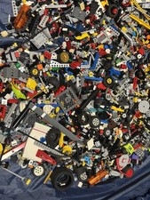 Lego technic pieces 1kg bundle axles, rods, pins, gears wheels plates job lot