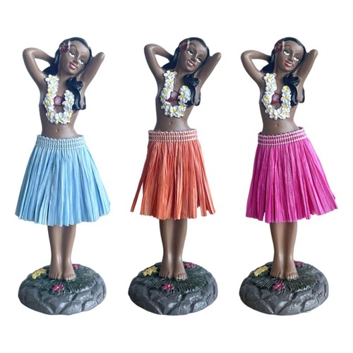 Hawaiian dashboard doll - doll, resin
