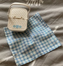 Barbie White Picnic Basket