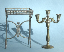 Vintage dolls house candelabra.
