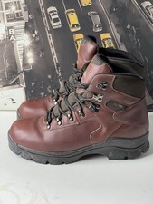 Johnscliffe Brown Leather High-Top Walking Boots EU 43
