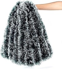 Dark Green & Frosted White