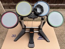 Sony PS3 Wired Rock Band Drum Kit Harmonix & Pedal  - Please Read (Req Bracket)
