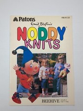 Noddy KNITTING PATTERN Book Jumpers And Toys Designs Patons 