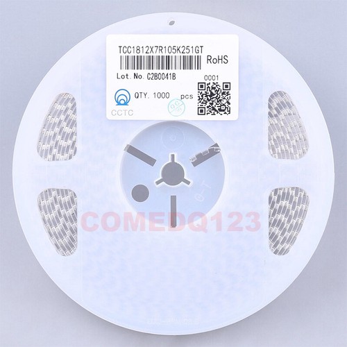 1000pcs reel 1812 1uf - 250v, x7r