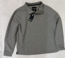 Weird Fish Mens Thick Grey Pullover Fleece Jumper Size XXL, BNWT As Photos Shown