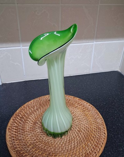 Vintage murano style green art - murano,