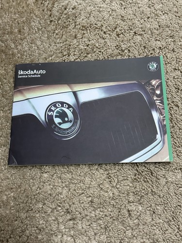 Skoda service book damaged all - skoda,