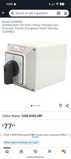 SZW26/LW26-125 125A 2 Phase 3 Position Cam Generator Transfer Changeover Switch
