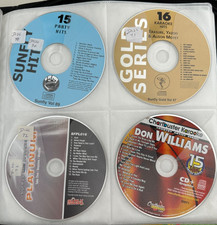 Job Lot  Bundle of  75 Karaoke CD+G Discs Various Mixed Genre & play list folder