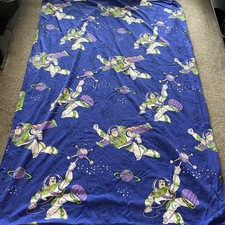 Buzz Lightyear Toy Story Single Duvet Cover Fabric Material Damaged Corner