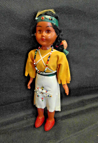 Vintage hard plastic indian - vintage,