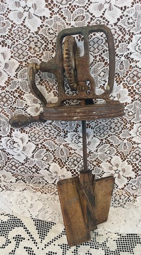 Vintage butter churn wooden - butter,