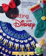 Knitting with Disney: 28 Official Patterns Inspired by  - Hardback NEW Gray, Tan