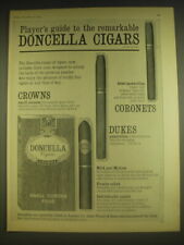 1963 Doncella Cigars Advertisement - Crowns, Dukes and Coronets